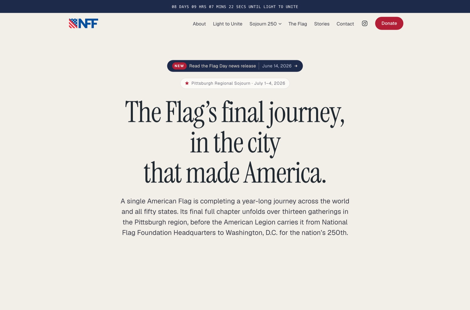 National Flag Foundation Pittsburgh Regional Sojourn, desktop